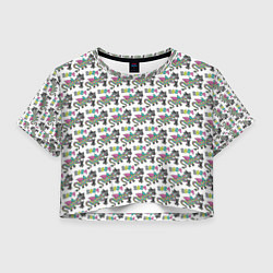 Женский топ Паттерн детский со Змеем Горынычем