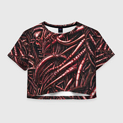 Женский топ Красные трубки чужих