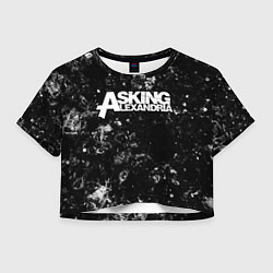 Женский топ Asking Alexandria black ice