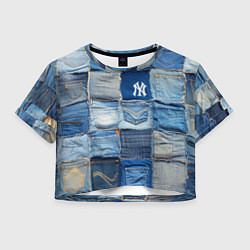 Женский топ Patchwork - New York yankees baseball team