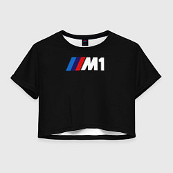 Женский топ BMW m1 logo