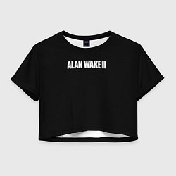 Женский топ Alan Wake 2 logo game