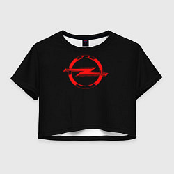 Женский топ Opel red logo