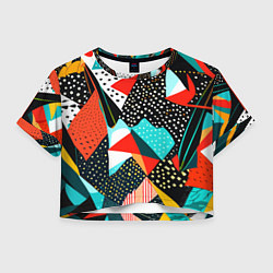 Женский топ Abstract patchwork - ai art
