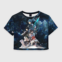 Футболка 3D укороченная женская Wuthering Waves - Game characters, цвет: 3D-принт