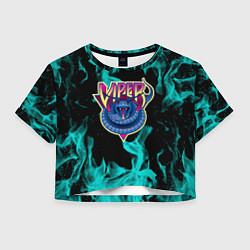 Женский топ Вайпер flame neon game