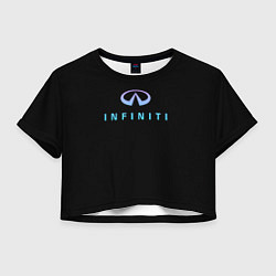 Женский топ Infiniti logo neon