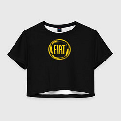 Женский топ FIAT logo yelow