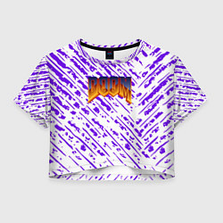 Женский топ Doom neon retro