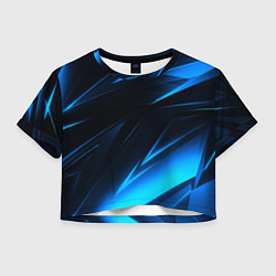 Женский топ Грани неоновые текстура