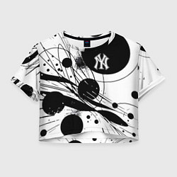 Женский топ New York Yankees baseball team - abstraction