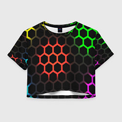 Женский топ Hexagon neon