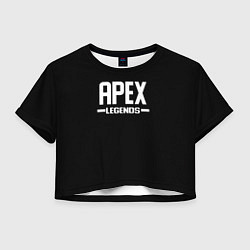 Женский топ Apex legends logo white