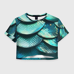 Женский топ Чешуя крупной рыбы