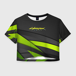 Женский топ Cyberpunk 2077 stripes line