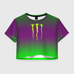Женский топ Monster energy gradient
