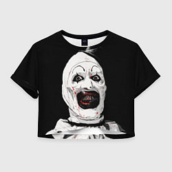 Женский топ Ужасающий клоун Арт