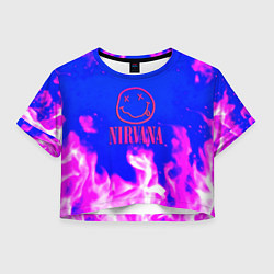 Женский топ Nirvana neon flame