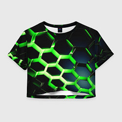 Женский топ Neon Honeycombs