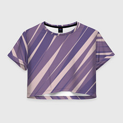 Женский топ Фиолетовый абстрактные полосы