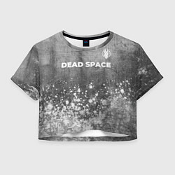 Женский топ Dead Space - grey gradient посередине