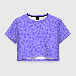 Женский топ Фиолетовый сиреневый пузыри