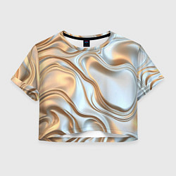 Женский топ Жидкое белое золото
