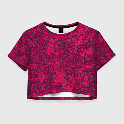 Женский топ Насыщенный розовый текстура