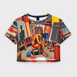 Женский топ Художник в мастерской