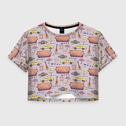 Женский топ Друзья - паттерн