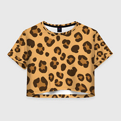 Женский топ Коричневые пятна леопарда