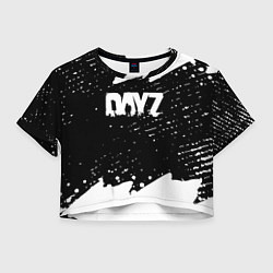 Футболка 3D укороченная женская Dayz геометрия краски, цвет: 3D-принт