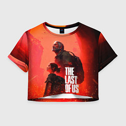 Футболка 3D укороченная женская The last of us Joel Ellie, цвет: 3D-принт