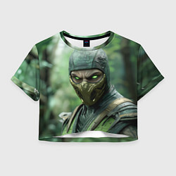 Женский топ Рептилия в классической маске