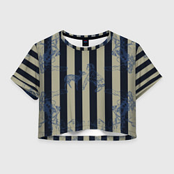 Женский топ Чёрные полосы