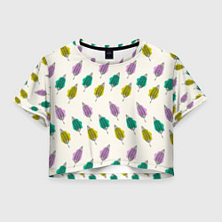 Женский топ Листья на пятнах