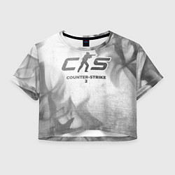 Женский топ Counter-Strike 2 - white gradient