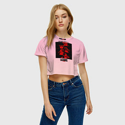 Футболка 3D укороченная женская Lazarus Art, цвет: 3D-принт — фото 2