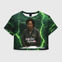 Женский топ Игра в кальмара игрок 456