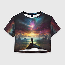 Женский топ Shocking the cosmos