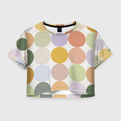 Женский топ Цветочный горошек