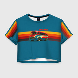 Женский топ Ретро автобус ЗИЛ 156 поп-арт