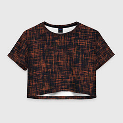 Женский топ Чёрно-коричневый текстура