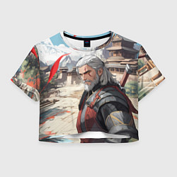 Футболка 3D укороченная женская Аниме Ведьмак, цвет: 3D-принт