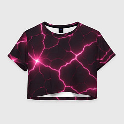 Женский топ Розовый свет из разлома плит