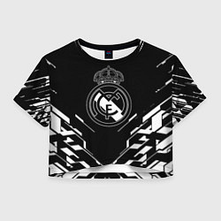 Женский топ Real Madrid полосы геомтерия