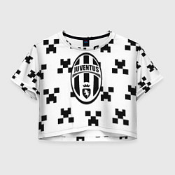 Женский топ Juventus x minecraft pattern