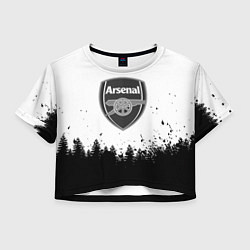 Женский топ Arsenal черный лес