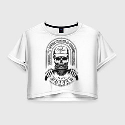 Футболка 3D укороченная женская Водитель грузовика, цвет: 3D-принт