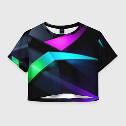 Женский топ Neon colored geometric
